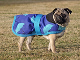 Blue Umbrellas Dog Coat