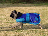 END OF LINE OFFER WAS £25 NOW £15 Blue Umbrellas Dog Coat