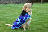END OF LINE OFFER WAS £25 NOW £15 Blue Umbrellas Dog Coat