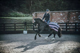 Pink and Navy Stripe Fleece Exercise Sheet