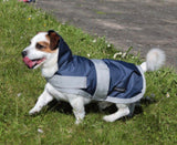 Navy Waterproof Dog Coat