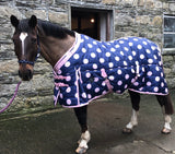 Pink Spotty 200g Stable Rug