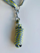 Yellow and Grey Headcollar and Leadrope Set